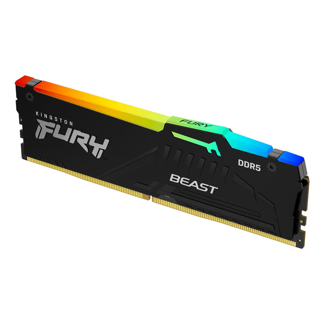 Memoria RAM Kingston FURY Beast RGB | 32GB | DDR5 4800MHz | KF548C38BBA-32 | Para PC Gamer