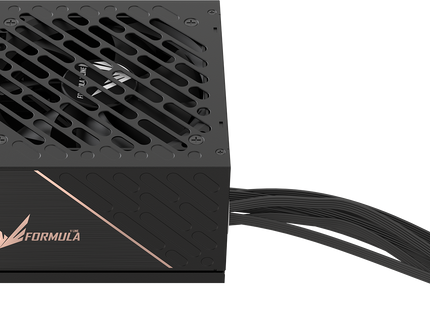 Fuente de poder FV-750BD, detalle de cables planos directos