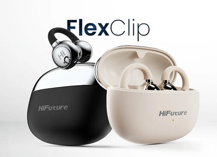 Audífonos HiFuture FlexClip | Inalámbricos | Bluetooth | Resistencia IPX5 | Diseño Ergonómico