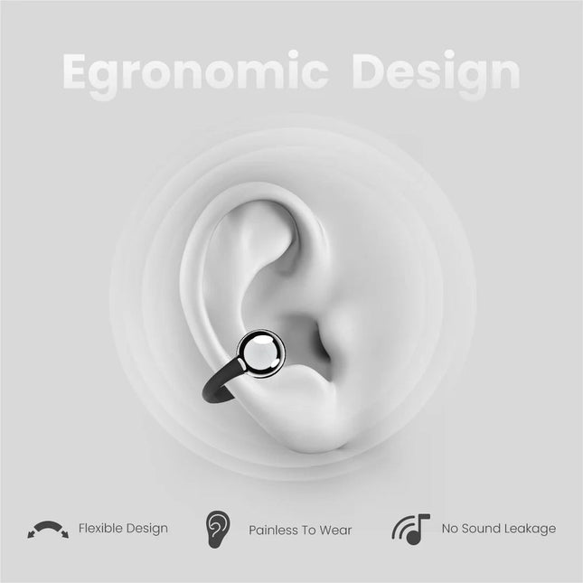 Audífonos HiFuture FlexClip | Inalámbricos | Bluetooth | Resistencia IPX5 | Diseño Ergonómico
