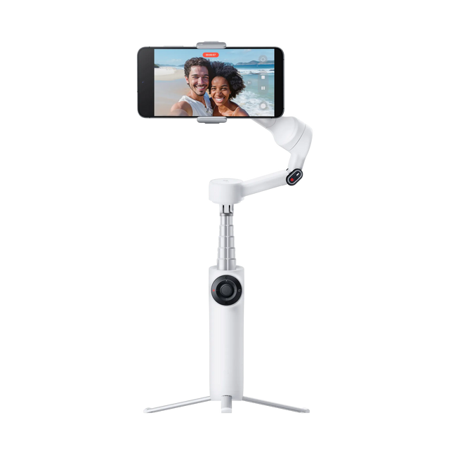 Insta360 Estabilizador con Rastreador IA Blanco, Flow 2