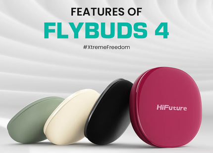 Audífonos HiFuture FlyBuds4 | Inalámbricos | Bluetooth | Cancelación de ruido ANC