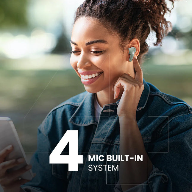 Audífonos HiFuture FlyBuds4 | Inalámbricos | Bluetooth | Cancelación de ruido ANC