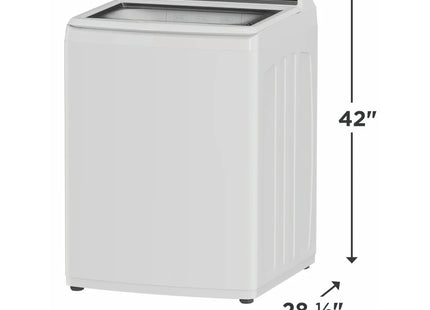Frigidaire Lavadora Carga Superior FLVW7523BW | 25kg | 10 Ciclos | Blanco | Acero Inoxidable