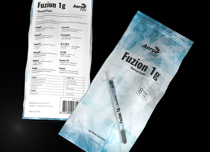 Pasta Térmica Aerocool Fuzion 1G | Alta Conductividad Térmica | Fácil Aplicación