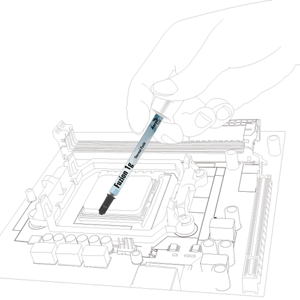 Pasta Térmica Aerocool Fuzion 1G | Alta Conductividad Térmica | Fácil Aplicación