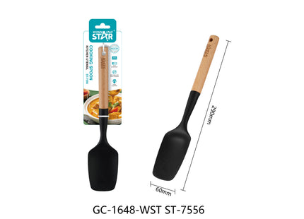 Cuchara de Cocina Winning Star ST-7556, Silicona, Nylon, Madera