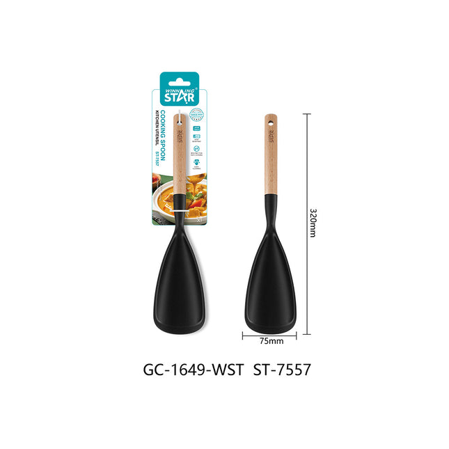 Cuchara de Cocina Winning Star, ST-7557 Silicona, Nylon, Madera