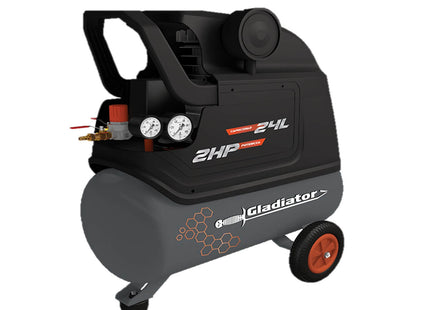 Gladiator compresor de aire 24L CE 624/120M vista frontal