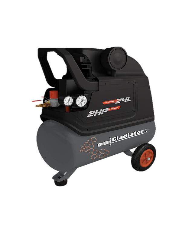 Gladiator compresor de aire 24L CE 624/120M vista frontal