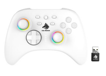Gamepad Eagle Warrior GG06A blanco vista completa