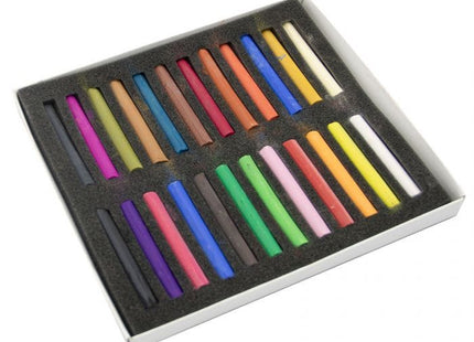 Azor tizas pastel seca 24 unidades colores surtidos 309.DAD0501