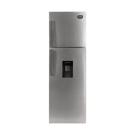GRS GRD 252FF-TTX Refrigeradora Sin Escarcha de 10 pies³ con Dispensador y 2 Puertas Gris