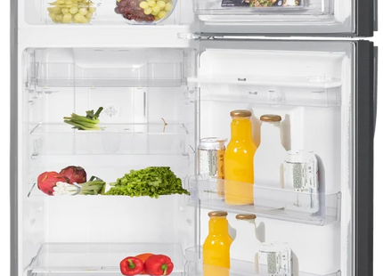 GRS GRD 425FF-TTX Refrigeradora de 16 pies³ con Dispensador, 2 Puertas y Acabado Gris