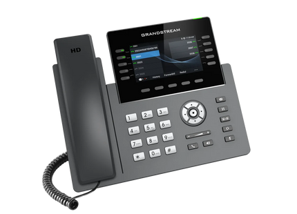 Grandstream GRP2615 Teléfono IP de 10 Líneas, 16 Cuentas SIP, Wi-Fi, Bluetooth, PoE y Pantalla de 4.3"