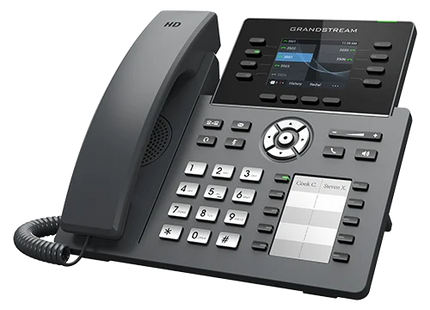 Grandstream GRP2634 Teléfono IP Wi-Fi de 8 Líneas, 12 Cuentas SIP, PoE y Pantalla Color de 2.8"