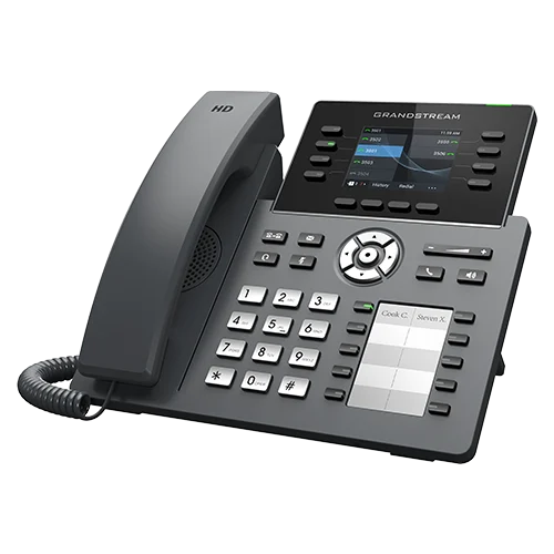 Grandstream GRP2634 Teléfono IP Wi-Fi de 8 Líneas, 12 Cuentas SIP, PoE y Pantalla Color de 2.8"