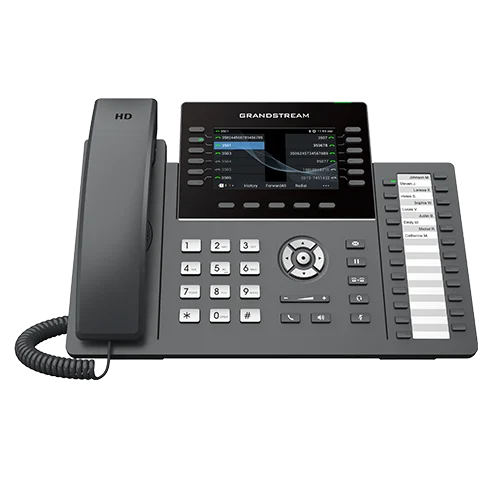 Grandstream GRP2636 Teléfono IP 12 Líneas, 16 SIP, 24 Teclas MPK, PoE y Pantalla de 4.3"