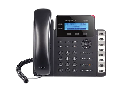 Grandstream GXP1628 Teléfono IP Gigabit PoE de 2 Líneas con Pantalla LCD de 2.95" y 8 Teclas BLF
