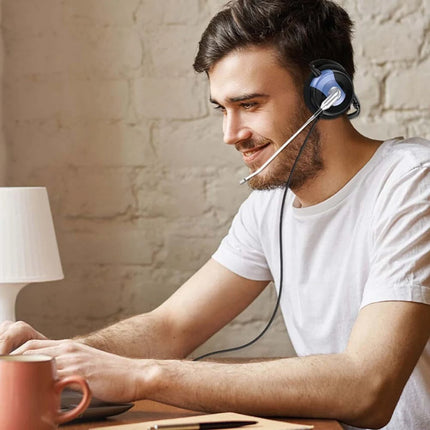 Headset Genius HS-300N | Conexión 3.5mm | Micrófono Integrado | Alámbrico | Negro