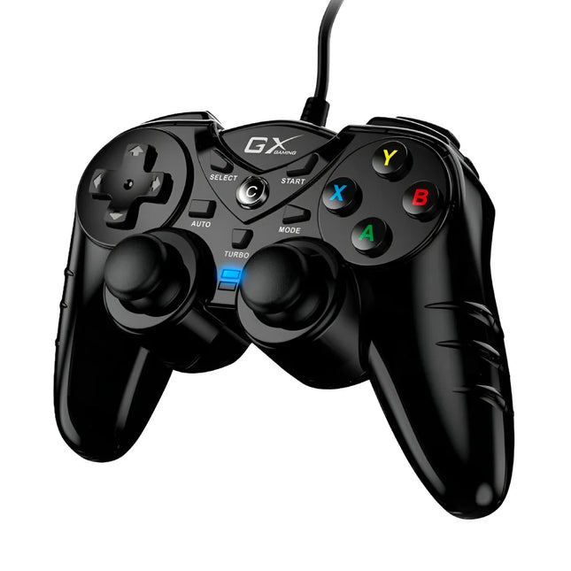 Gamepad Genius MaxFire GX-17UV | Alámbrico | USB | 12 Botones | Compatible con PC | Color Negro