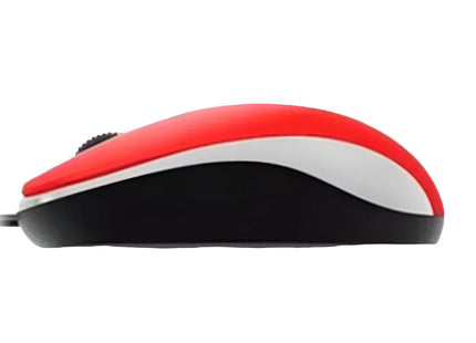 Mouse Genius RS2 DX-110 perfil lateral mostrando diseño ergonómico