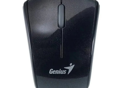 Mouse Genius RS2 vista lateral mostrando laterales de goma antideslizante ergonómicos