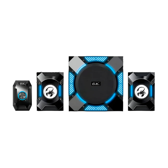 Parlantes Genius SW-G2.1 1200 | Sistema de Sonido | Subwoofer | 36W RMS | Conexión RCA | 3.5mm
