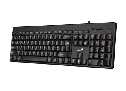 Teclado Genius KB-116 | Membrana | Alámbrico USB | Español | Resistente a Salpicaduras