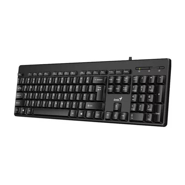Teclado Genius KB-116 | Membrana | Alámbrico USB | Español | Resistente a Salpicaduras