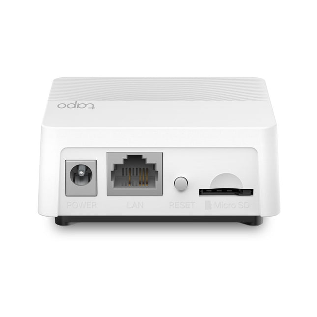 TP-Link Tapo H200 hub smart vista posterior con conexiones
