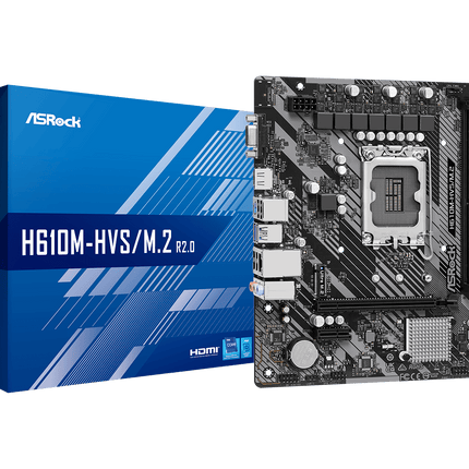 Tarjeta Madre ASRock H610M-HVS/M.2 R2.0 | LGA 1700 | DDR4 | M.2 | Micro ATX