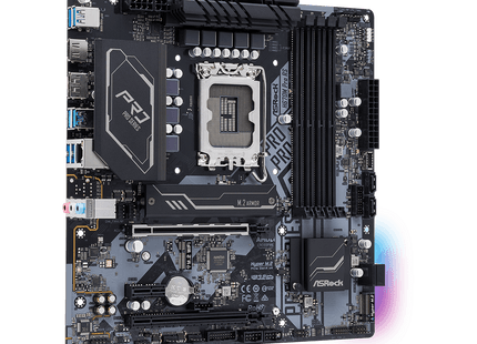 Tarjeta Madre ASRock H670M PRO RS DDR4 | Micro ATX | LGA 1700 | DDR4 hasta 5000 MHz