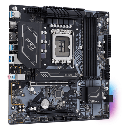 Tarjeta Madre ASRock H670M PRO RS DDR4 | Micro ATX | LGA 1700 | DDR4 hasta 5000 MHz