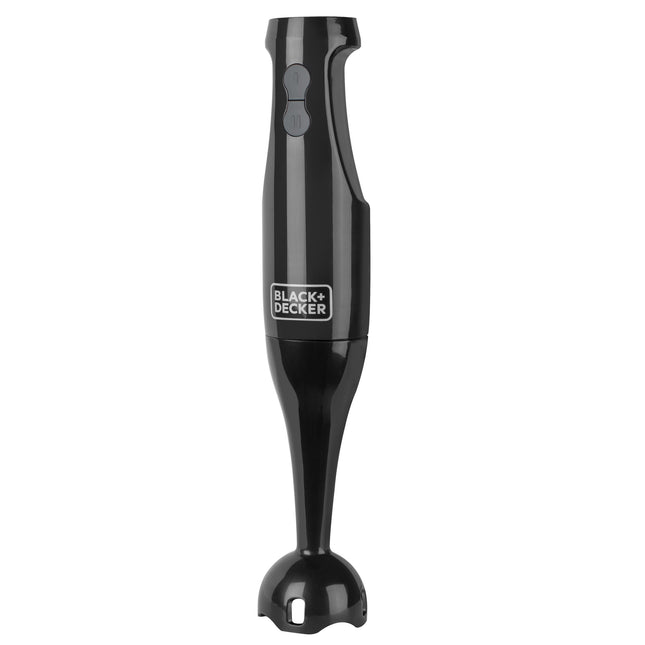 Batidora de Inmersión Black + Decker HB2400B | 200W | 2 Velocidades | Cuchillas de Acero Inoxidable | Negra