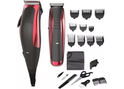 Kit Cortadora de Cabello Remington HC1080-MB06-F | 23 Piezas | Cuchillas de Acero Quirúrgico | Autoafilables | Uso con Cable