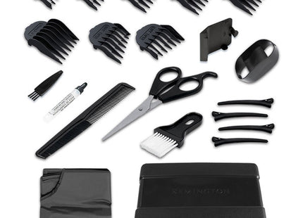 Cortador de Cabello Remington HC1095A-WMF | Cuchillas de Acero Inoxidable | Uso en Seco y Húmedo | Motor Lineal | Kit Profesional