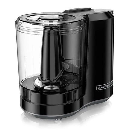 Procesador de Alimentos Black+Decker HC300B | 3 Tazas | 175 W | Cuchilla de Acero Inoxidable | One‑Touch