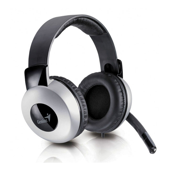 Headset Genius HS-05A | Alámbrico 3.5mm | Micrófono Integrado | Diseño Liviano | Negro