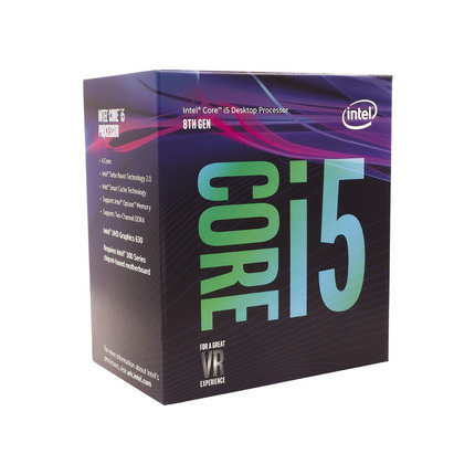 Procesador Intel Core i5-8600K | 8ª Gen | 6 Núcleos | 6 Hilos | 4.3GHz Turbo | LGA 1151