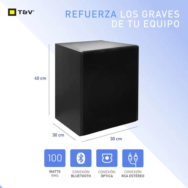 Parlante Thonet & Vander SW10 | 100W | Subwoofer | Bluetooth | Home Audio