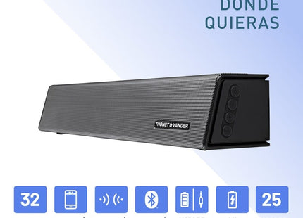 Barra de Sonido Thonet & Vander Holm de 32W Bluetooth USB