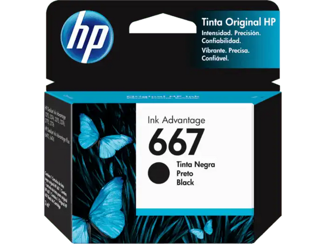 HP cartucho HP 667 negro 3YM79Al