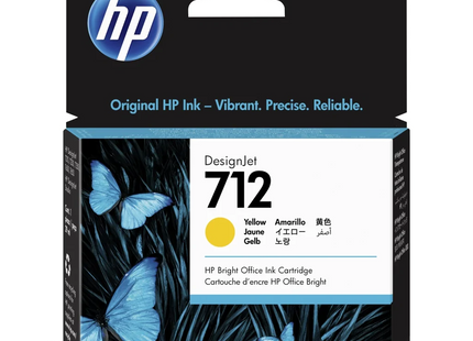 HP cartucho de tinta #712 amarillo  29Ml 3ED69A