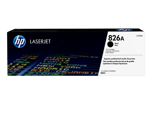 Cartucho Tóner HP 826A Negro, CF310A