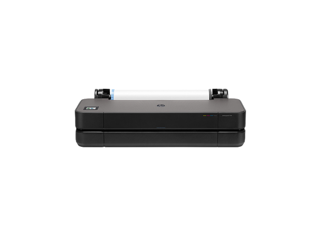 HP DesignJet T210 impresora gran formato 24 pulgadas vista frontal modelo 8AG32A