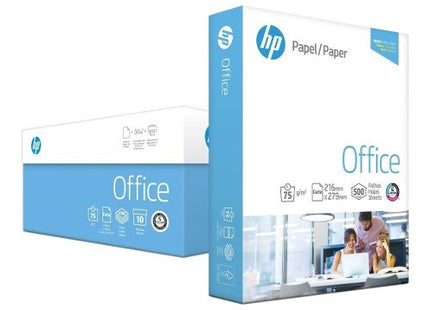 HP caja 10 unds resma 8.5 X 11 500 Hjs blancura 98% 75gr "Bond"