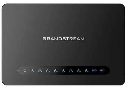 Grandstream HT818 V2 Gateway VoIP de 8 Puertos FXS con Router NAT Gigabit