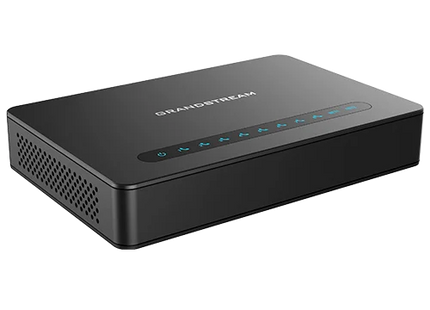 Grandstream HT818 V2 Gateway VoIP de 8 Puertos FXS con Router NAT Gigabit