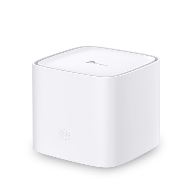 Router TP-Link HX220 Wi-Fi 6 Mesh vista frontal con antenas y puertos ethernet